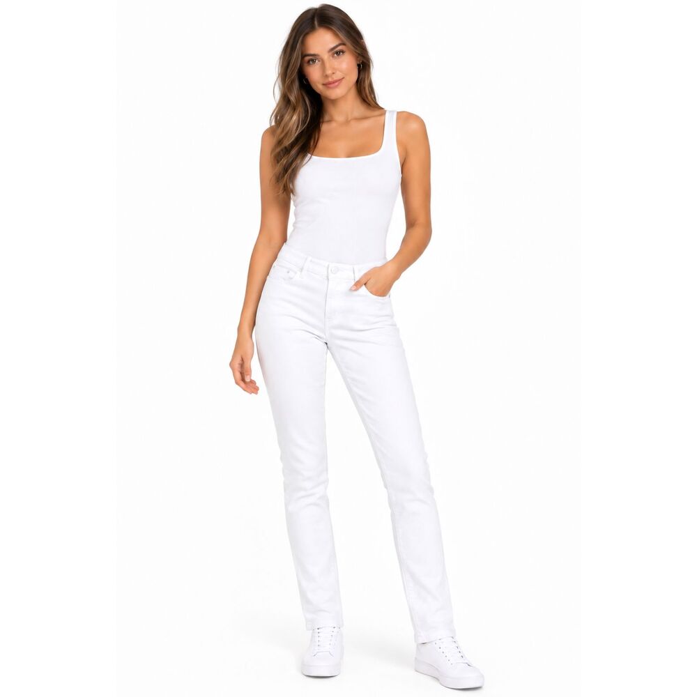 WHITE HOUSE BLACK MARKET Women's Size 00S White Skinny Denim Jeans